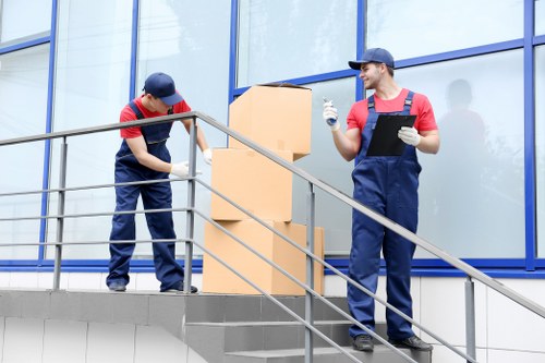 Removal team helping with a same day move in Barnet