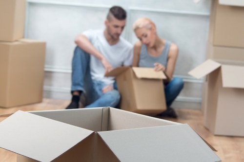 Office relocation supplies prepared for a local Barnet business move