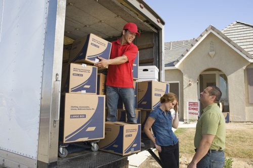 Commercial moving support with a van service across Barnet