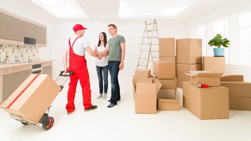 Escalation stage in a moving service complaint