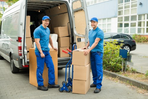 Local packing team handling fragile household items in Barnet