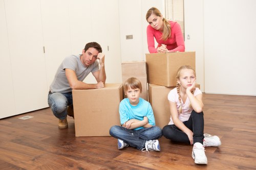 Commercial moving truck transport for a Barnet business