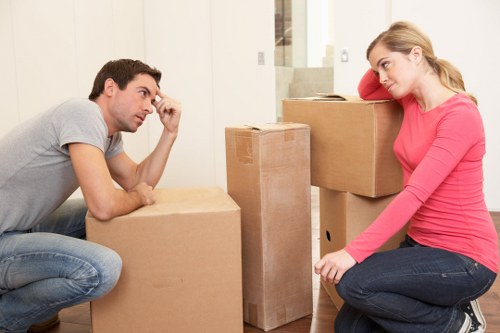 Removal team handling a small student move in Barnet