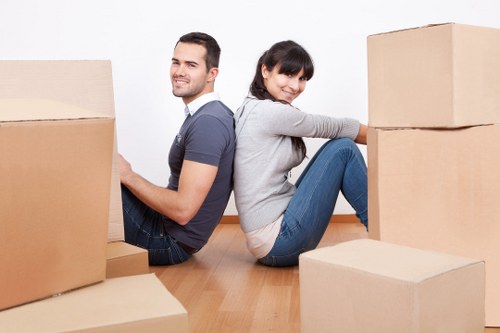 Careful furniture collection and delivery by a Barnet van service