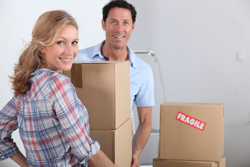 Commercial removals support for a Barnet business