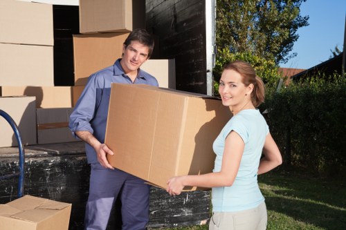 Removal truck planning for a property with parking and access challenges in Barnet